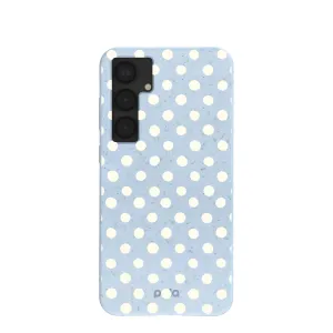Rugged Grip Powder Blue Indigo Dots Samsung Galaxy S25 (Plus) Case