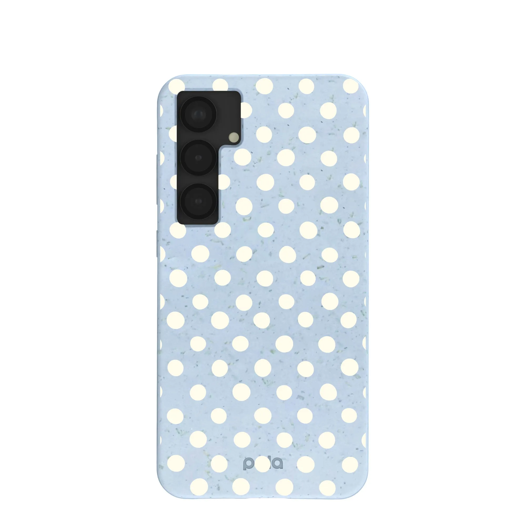 Rugged Grip Powder Blue Indigo Dots Samsung Galaxy S25 (Plus) Case