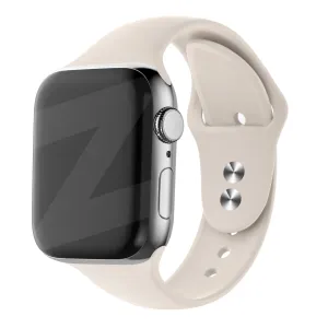 Bandz Apple Watch Dual Snap Silicone Strap (Starlight) High Quality