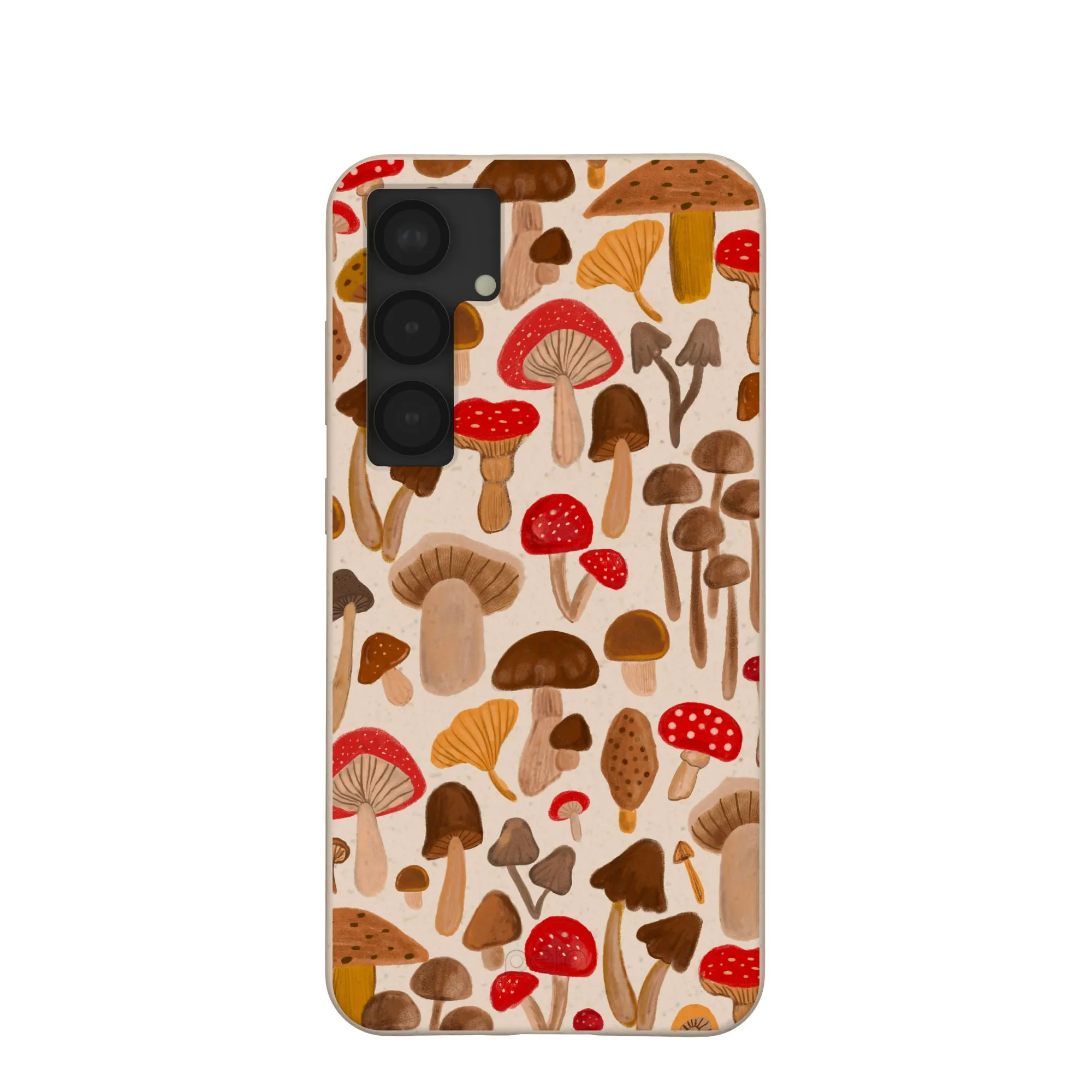 Minimal Aesthetic Touch Gloss Finish Design Seashell Shroomy Days Samsung Galaxy S25 (Plus) Case