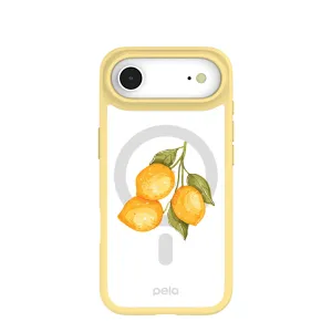Soft Finish Layer Clear Lemon Drop iPhone Air Case With Sunbeam Ridge (MagSafe included)