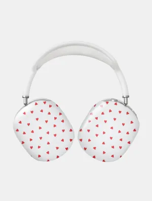 vintage leather earbuds case Ditsy Hearts AirPods Max Case in Gloss