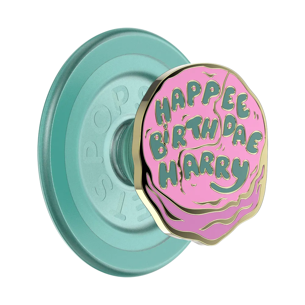 Grip Style Max Enamel Happee Birthdae Harry PopGrip for MagSafe