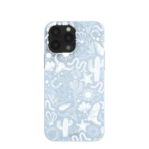 Powder Blue Coastal Rodeo iPhone 13 Pro Max Case Everyday Fit Smooth Fit