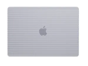 travel safe tablet sleeve hybrid form shell EvoWave - Apple MacBook Air 15-inch (M4/M3/M2) Case - Clear