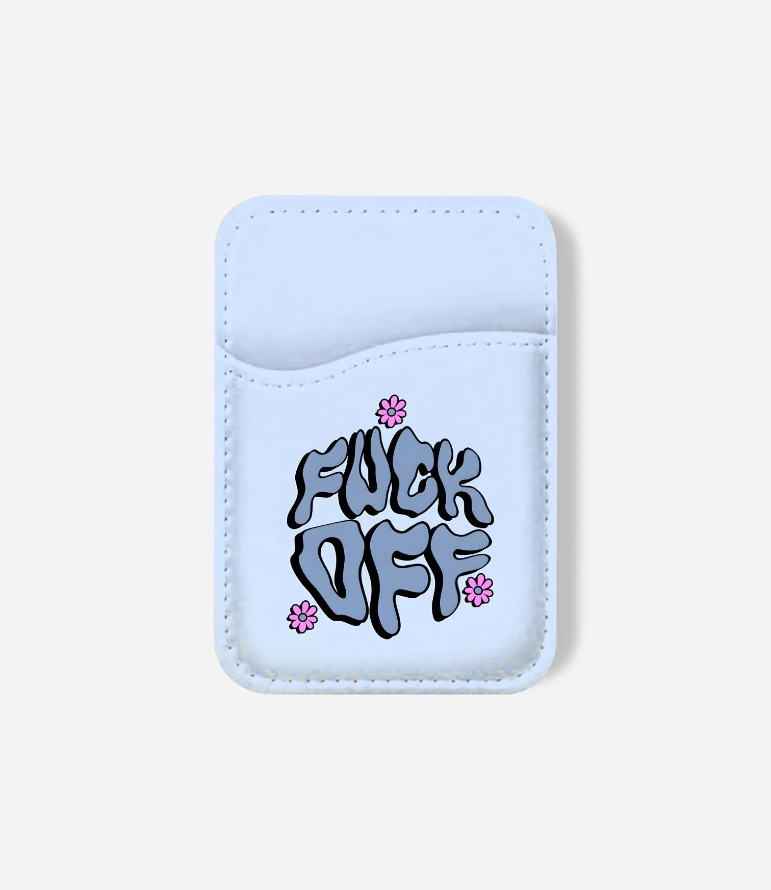 FCK Off Phone Wallet Daily Compact Holder Secure Slot Wallet