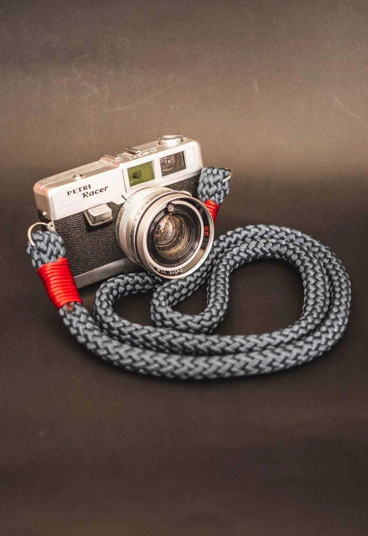 Flat Blue Acrylic Camera Strap Shock Absorbing