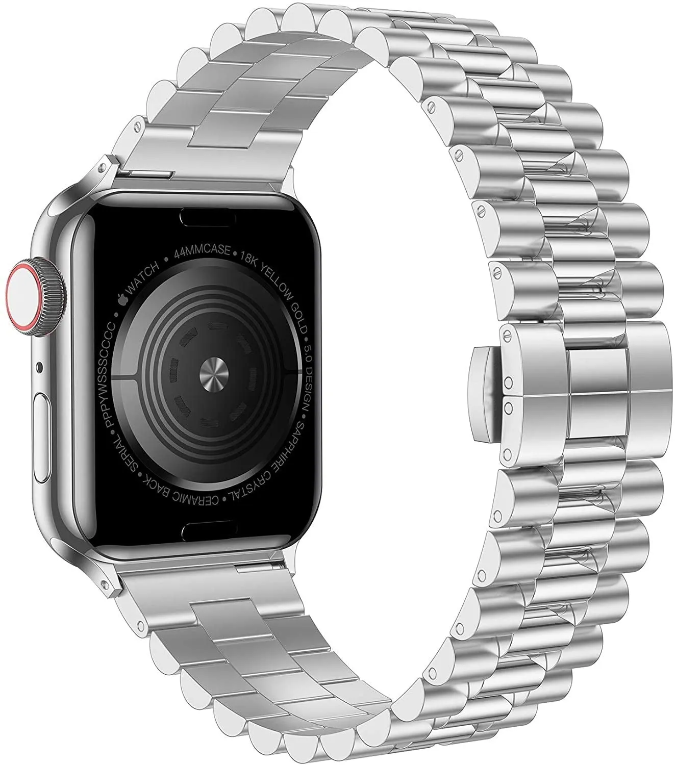 Apple Watch Steel Strap Presidential (Silver) Casual Look Elegant Modern Appeal