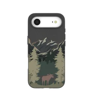 Black Moose Mountain iPhone Air Case Classic Texture