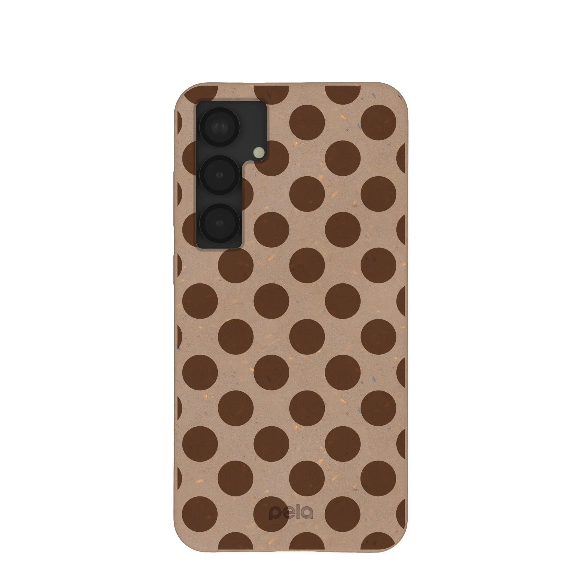 Modern Form Chocolate Brown Cocoa Sprinkle Samsung Galaxy S25 (Plus) Case
