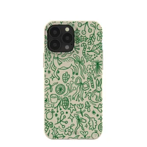 London Fog Cozy Woodland iPhone 13 Pro Max Case Marble Texture