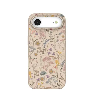 Seashell Dusty Petals iPhone 17 Air Case Elegant Finish Design