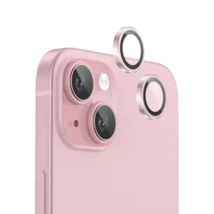 Elite Protection FLOLAB NanoArmour Anti Reflective Camera Protector ?C iPhone 15 / 15 Plus (Pink)