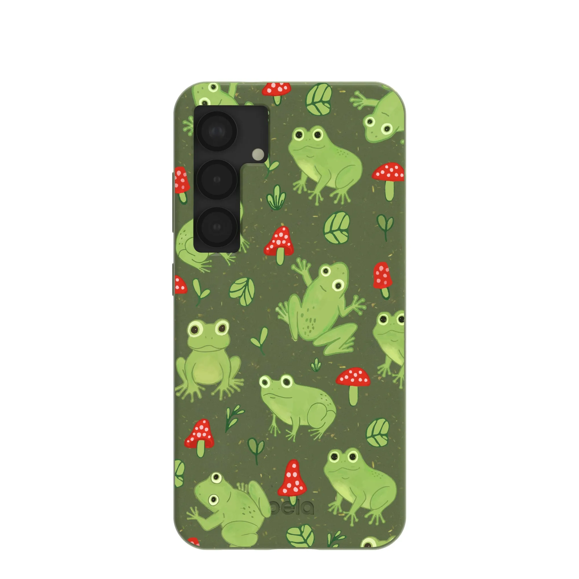 Scratch Resistant Everyday Protection Forest Floor Frog Folk Samsung Galaxy S25 Case