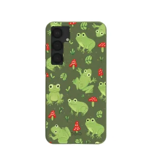 Forest Floor Frog Folk Samsung Galaxy S25 (Plus) Case Protective Edge Layer