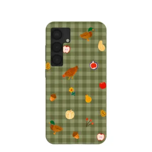 Forest Floor Harvest Folk Samsung Galaxy S25 Case Hand Feel