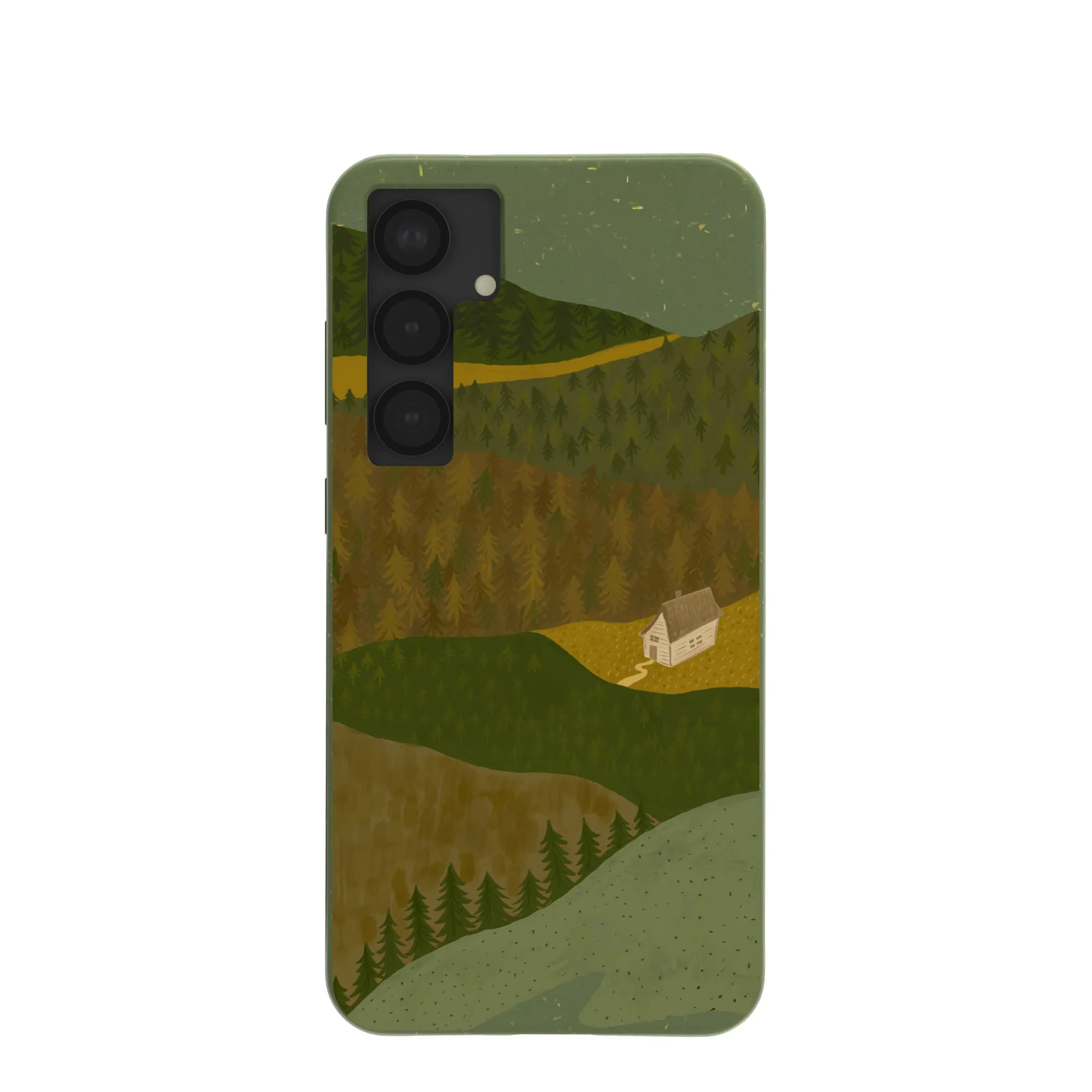 Forest Floor Mountain Nest Samsung Galaxy S25 (Plus) Case Soft Finish Layer Luxury Pattern