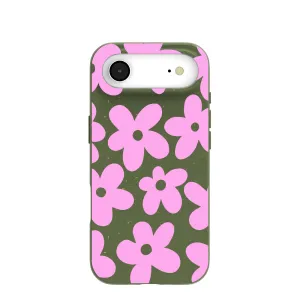 Outdoor Protection Eco Friendly Forest Floor Pink Blooms iPhone Air Case