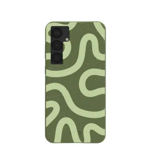 Premium Grip Color Pattern Forest Floor Wiggles Samsung Galaxy S25 (Plus) Case