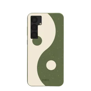 Forest Floor Yin Yang Samsung Galaxy S25 (Plus) Case Compact Texture Vivid Finish