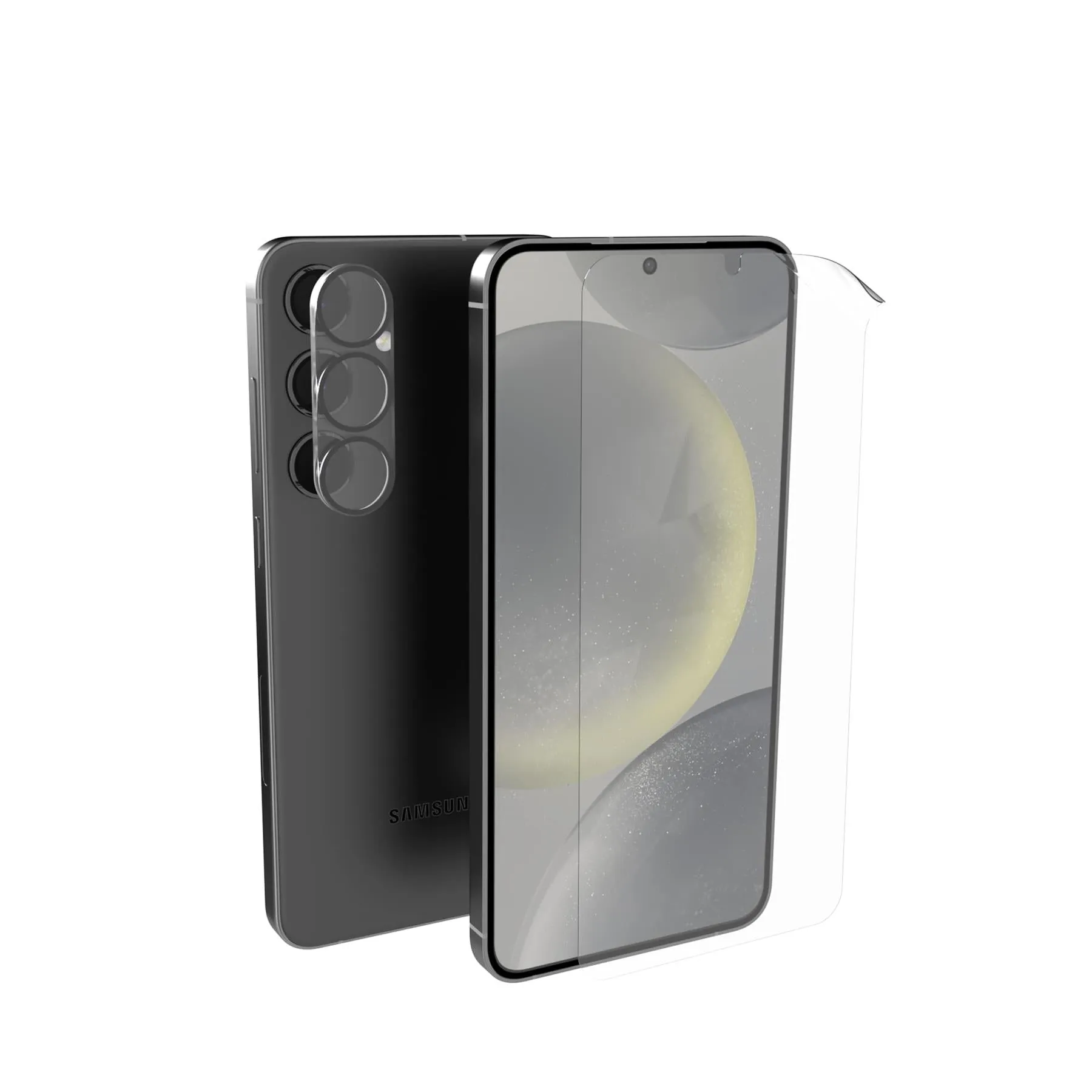 Impact Shield - Samsung Galaxy S24 Screen Protector With Camera Protector daily use screen cover