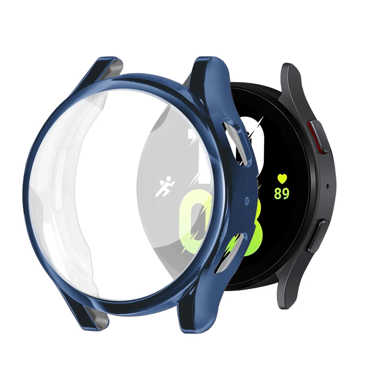 Corner Protection Samsung Galaxy Watch 5 44mm TPU Case (Dark Blue)