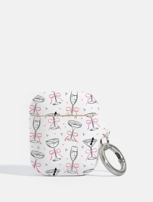 ergonomic airpods holder Cocktail Bows AirPods Case