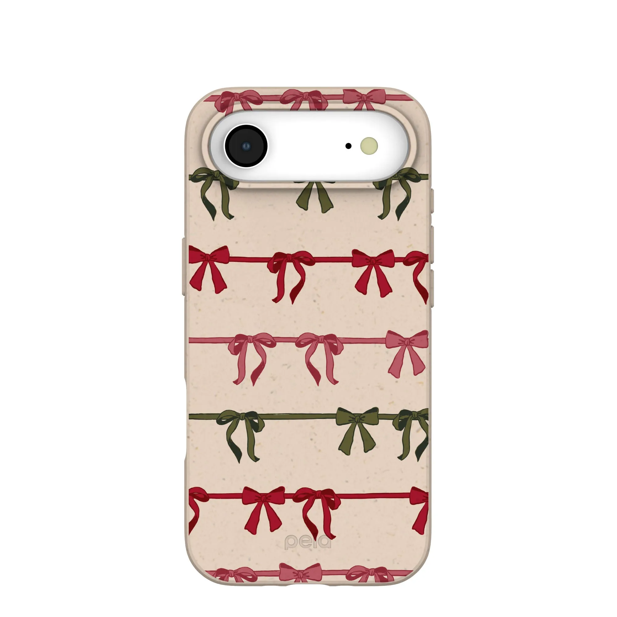 High strength slim fit Seashell Holiday Bows iPhone Air Case