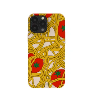 Chic Accessory Matte Guard Seashell Spaghetti Splash iPhone 13 Pro Max Case