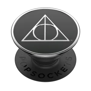 Polished Enamel Deathly Hallows PopGrip Comfort Ultra Grip Pop Socket Multi-Purpose Grip