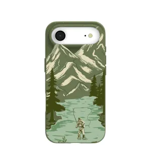 Stylish Aesthetic Forest Floor Morning Fishing iPhone Air Case