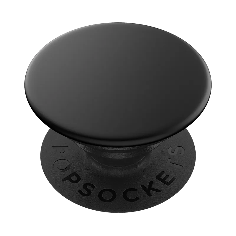 Pop Socket Secure Grip Black Aluminum PopGrip