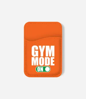 Gym Mode On Phone Wallet Magnetic Grip Card Case Travel Grip Organizer