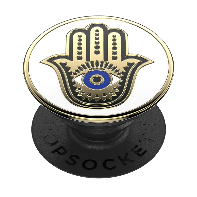Hamsa Hand Polished Enamel PopGrip Pop Socket Multi-Use Grip