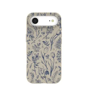 Hand Friendly London Fog Indigo Bouquet iPhone Air Case
