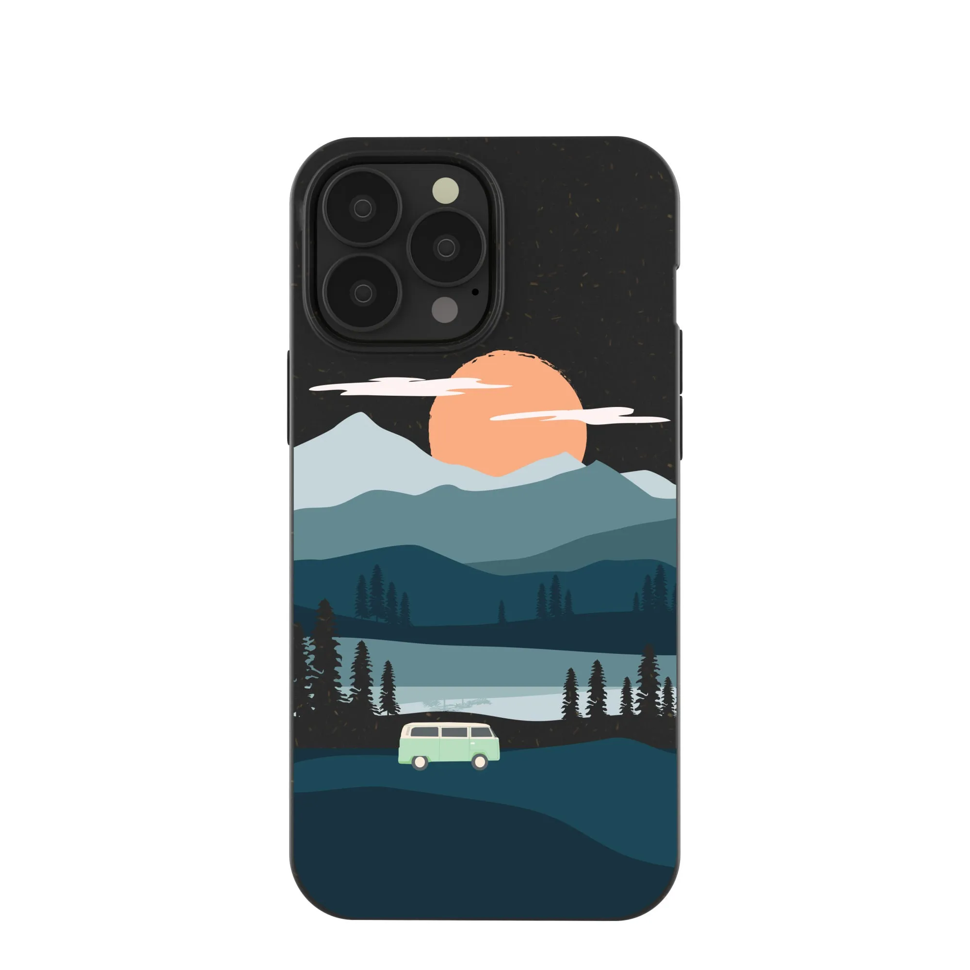 Modern Detail Black Digital Nomad iPhone 13 Pro Max Case