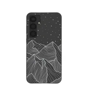 Black Night Panorama Samsung Galaxy S25 (Plus) Case Impact Resistant