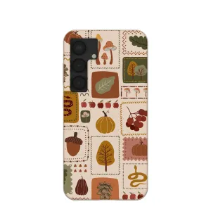 Seashell Autumn Patch Samsung Galaxy S25 Case Sleek Profile