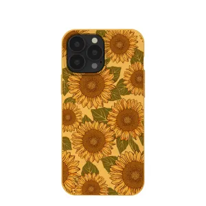 Honey Golden Garden iPhone 13 Pro Max Case Strong material Anti scratch
