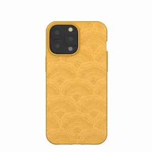 Honey Sunburst iPhone 13 Pro Max Case Creative Artwork Protective Edge Layer
