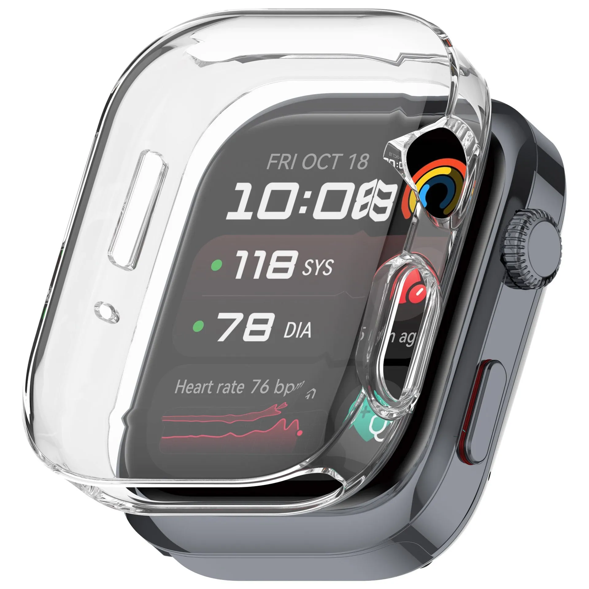 Bumper Shell Edge Armor Guarding Huawei Watch D2 TPU Case (Transparent)