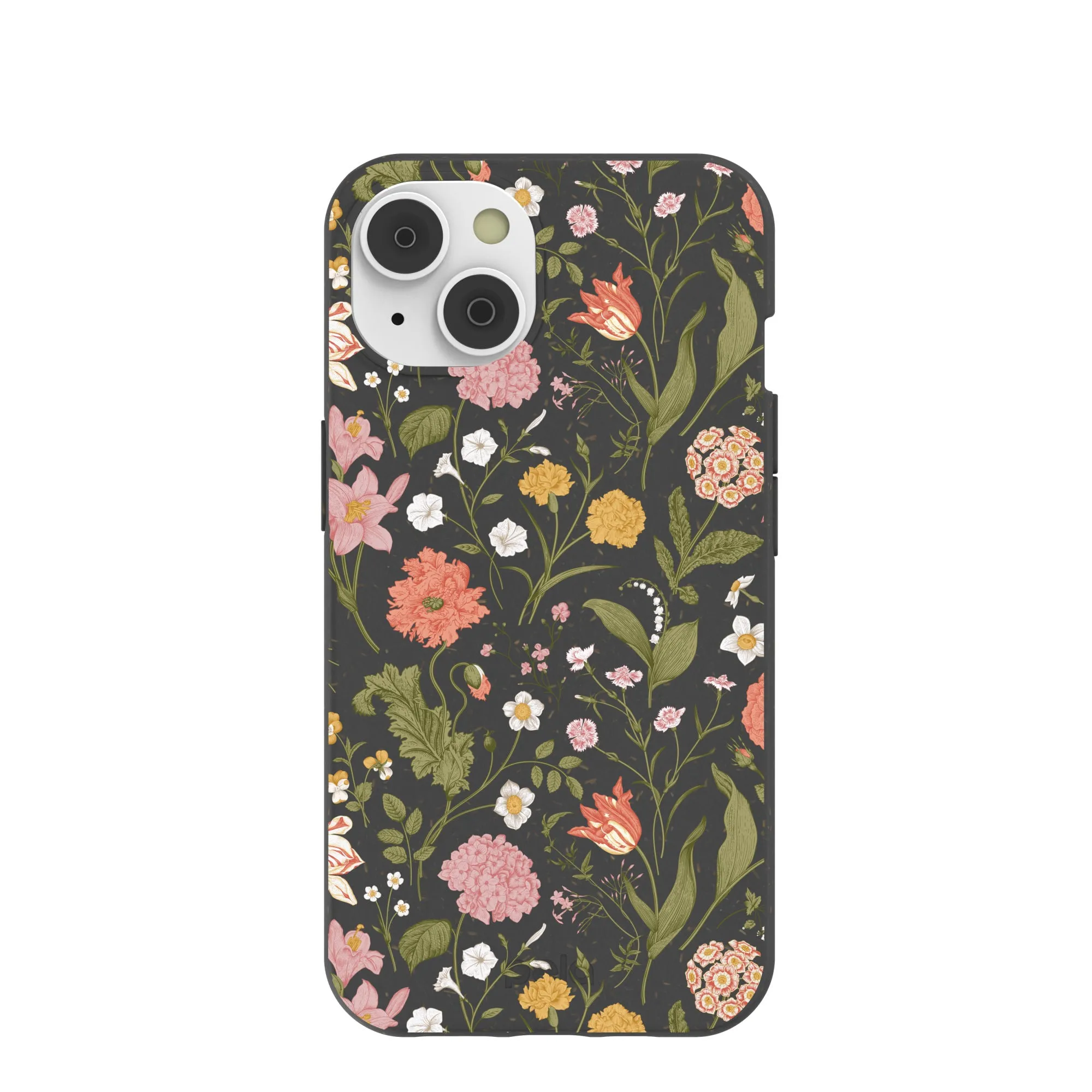 Flexible Pattern Protective Surface Black Fairy Forest iPhone 14/16e Case