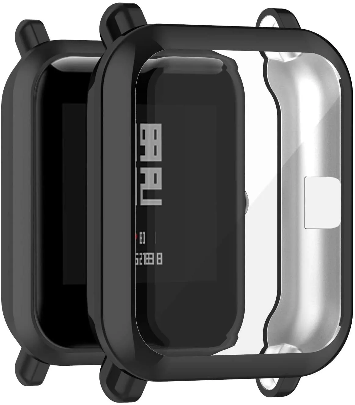 Ergonomic grip Daily Shield Xiaomi Amazfit Bip (Lite) TPU Case (Black)