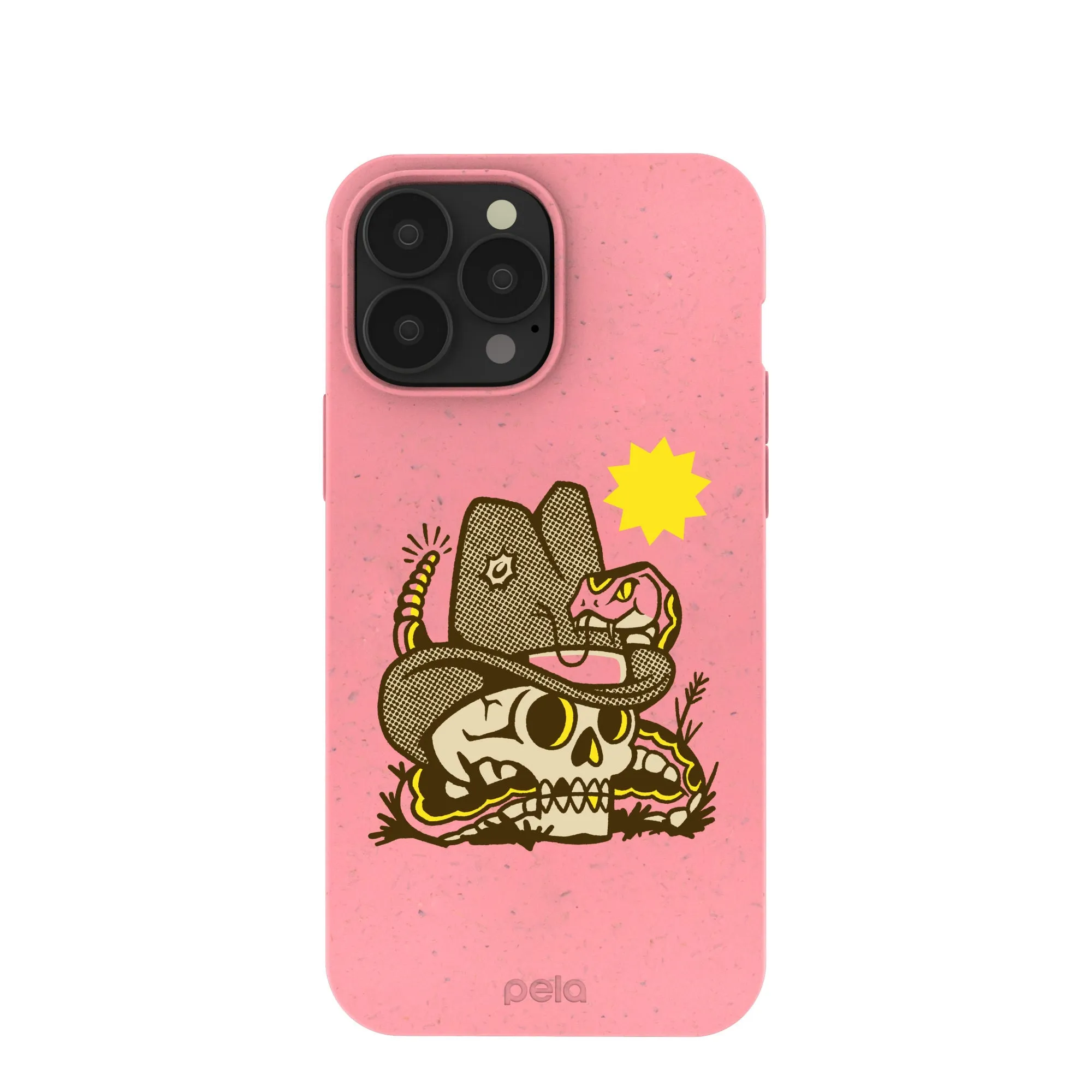 Flexible Design Bubblegum Pink Snakebite iPhone 13 Pro Max Case