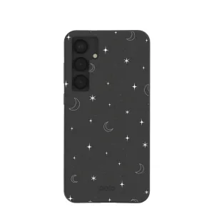 Black Quiet Stars Samsung Galaxy S25 (Plus) Case Light Protection