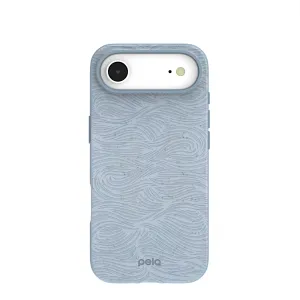 elegant design Powder Blue Ebb and Flow iPhone Air Case