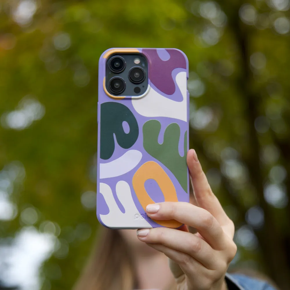 Lavender Alphabet Soup iPhone Air Case Modern Touch