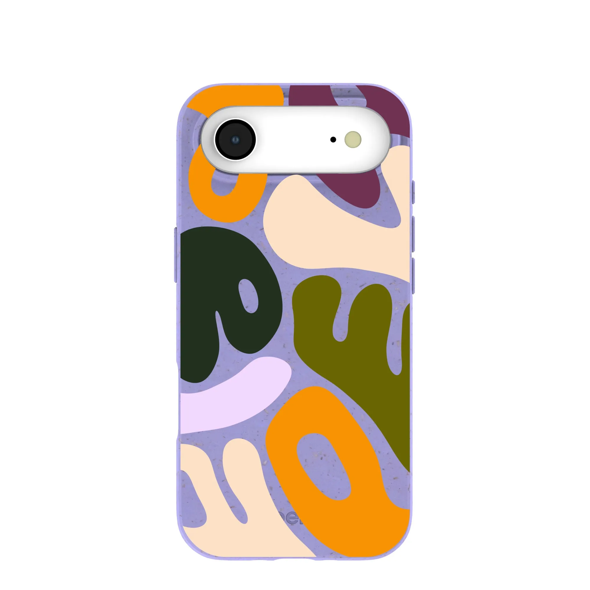 Frosted Finish Portable Shield Lavender Alphabet Soup iPhone Air Case