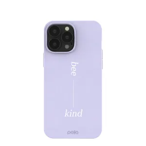 Lightweight accessory Soft Layer Texture Lavender Bee Kind iPhone 13 Pro Max Case