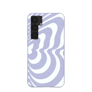Flexible Touch Marble finish Lavender Flutter Right Samsung Galaxy S25 (Plus) Case